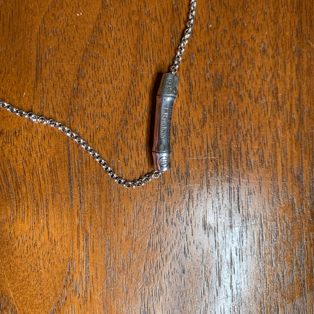 John Hardy Silver Necklace - Picture 6 of 7